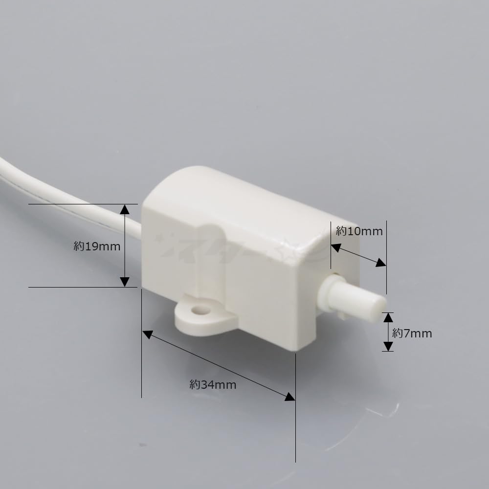 Amazon.co.jp: テクノパーツ 家具用スイッチ(什器用) プッシュOFF